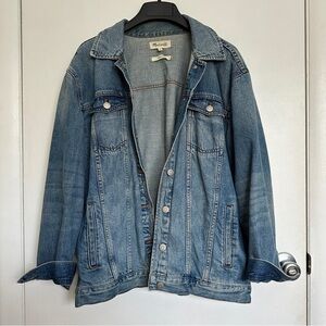 Madewell oversized denim jacket